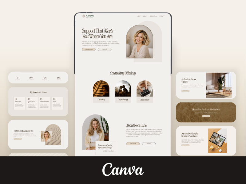 Canva Website Templates Category Thumbnail Image