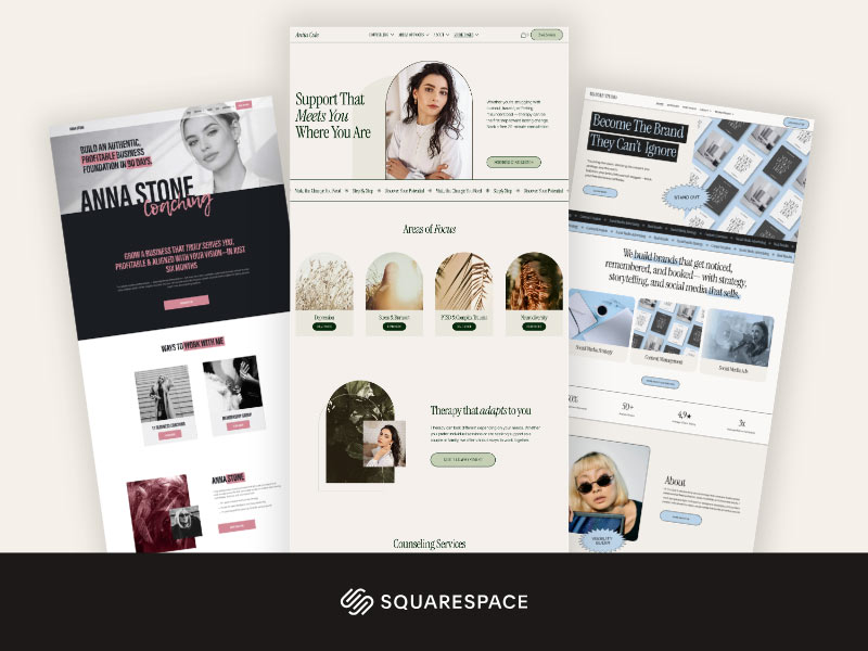 Squarespace Website Templates Category Thumbnail Image